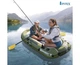 Лодка двухместная надувная до 240 кг, 236х114х41 см, с веслами и насосом, Intex Seahawk 2, зеленый - изображение 3