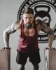 Майка чоловіча спортивна для силових тренувань та бігу Gymshark бордова L - зображення 6