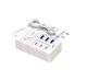 Адаптер блок живлення USB на 6 портів зарядний пристрій 65W (3×USB-A, 3×type-C) - зображення 2