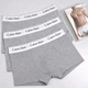 Набор трусов-боксеров Calvin Klein Underwear 3 шт L серый - изображение 1