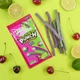 Кислі Жувальні цукерки Sour Punch Filled Straws Cherry Limeade Вишня і Лайм 141г - зображення 2