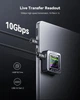 Корпус чохол з екраном DOCKCASE Pocket Smart 2230 M.2 NVMe SSD Enclosure - Захист від втрати живлення корпусу SSD 3s, виявлення несправності SSD, USB-C 3.2 (10 Гбіт/с) Корпус NVMe підтримує 2230 SSD M.2 NVMe/PCle до 2 ТБ (Чорний матовий) - зображення 6