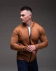 Бомбер чоловічий повсякденний у стилі casual L коричневий 4319342s3 - изображение 8