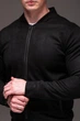 Бомбер чоловічий повсякденний у стилі casual XL чорний 4286478s4 - изображение 8
