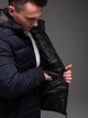 Куртка чоловіча демісезонна утеплена з капюшоном L темно-синя4651373s2 - изображение 3