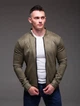 Бомбер чоловічий повсякденний у стилі casual S хакі 4319344 - изображение 2