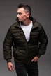 Куртка чоловіча демісезонна стьобана 2XL хакі 4412320s4 - зображення 4