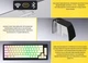 Клавиатура игровая механическая HATOR HTK-3160-UA Skyfall 65 Wireless Aurum Sterling Switch USB, 2,4 ГГц, BT 5.3 Black-White - изображение 10