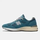 Бирюзовые кроссовки New Balance 991v2 Made in UK 46,5 (12) 30 см (U991BU2) - изображение 6