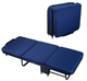 Розкладне ліжко Hedo Premium туристичне 75 x 180 x 26 см Темно-синє 99681 (5904041160974) - зображення 2