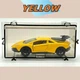 Іграшкова модель Lamborghini Aventador металева з вітринною коробкою жовтий - зображення 3