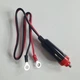 Преобразователь напряжения 12V 220V UKC 2000 Вт, автомобильный инвертор с подключением к аккумулятору и прикуривателю, инвертор с USB-выходом и дисплеем для ноутбука, телевизора, роутера, освещения и аварийного питания, C20-K00 - изображение 9