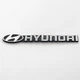 Емблема напис логотип Hyundai 5,2*0,8 см - зображення 2
