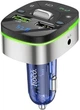 FM-трансмітер Hoco E71 Proove FM Launcher Crystal 18W 2xUSB Dark Blue (6931474789082) - зображення 1