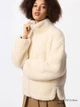 Куртка на блискавці UNIQLO зі штучного хутра 1159852028 (Молочний M) - зображення 2