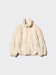 Куртка на блискавці UNIQLO зі штучного хутра 1159852028 (Молочний M) - зображення 4