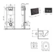 Инсталляция 4 в 1 Qtap Nest Taurus Черный Rimless (QTTAU26W4911649874) - изображение 2