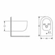 Биде подвесное Qtap Taurus 515×360×295 мм, White QTTAU28W49118 - изображение 2