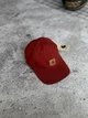 Бавовняна чоловіча бейсболка Carhartt кепка унісекс всесезонна на кожен день One Size бордового кольору - изображение 1