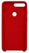 Панель Soft Silicone Case для Huawei Y7 Prime 2018 , Червоний - изображение 2