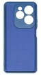 Панель Soft Silicone Case для Infinix Hot 40/40 Pro, Темно-синій - зображення 2