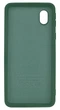 Панель Soft Silicone Case для Samsung A01 Core, Темно-зелений - зображення 2