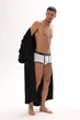 Халат мужской из велсофта German Volf, черный German Volf 25175 XXL 1020252 - изображение 4