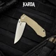 Ніж Складаний Karda J278 Clip Point Desert - изображение 3