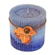 Арома свеча пеньковая Scented Candle столбик овальная высотой 7 см Синий (7G-F-6360b) - изображение 1