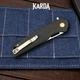 Ніж складний Karda J145 Black Tanto - зображення 5