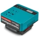 Інверторний адаптер напруги 220V 120W для Li-ion акумуляторів типу Makita 18-21V - зображення 2