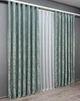 Комплект готовых штор VR-Textil Жаккард Sultan XO №1148ш Бирюзово-серый 150х270 см 2 шт (30-956) - изображение 4