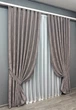 Комплект готовых штор VR-Textil Жаккард Sultan YL № 1210ш Серо-пудровый 150х270 см 2 шт (33-0027) - изображение 3