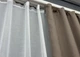 Комплект штор VR-Textil Лен Мешковина 100х270 2шт и Тюль 300х270 825ш-115т Темно-бежевый с белым 71-017/1 - изображение 8