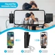 Беспроводные петличные микрофоны Sjpzwcrl Dual Wireless Lavalier Microphone для iPhone/iPad/Android/камера, 2.4G - изображение 7