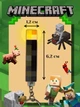 Брелок светодиодный Факел Minecraft с подсветкой на аккумуляторе 7 цветов и магнитное основание - изображение 6