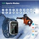 Смарт-часы Rogbid S3 Titanium 2025, AMOLED 1.96", 123 спортивных режима, GPS, NFC, MIL-STD-810H, водостойкие, пульсометр, трек - изображение 5