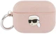 Чехол Karl Lagerfeld Monogram Karl Head для Apple AirPods Pro 3 Pink (3666339574659) - зображення 1