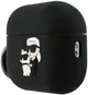 Чехол Karl Lagerfeld Silicone Karl & Chaupette Head 3D для Apple AirPods Pro 3 Black (3666339574680) - зображення 2