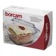 Стеклянная кастрюля с крышкой 1.2л, из жаропрочного стекла Pasabahce Borcam 59039* - зображення 1