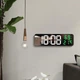 Часы настольные настенные электронные Monty на стену большие с термометром led подсветкой большими цифрами бесшумные цифровые - изображение 4