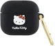 Etui Hello Kitty Silicone 3D Kitty Head do Apple AirPods 3 Black (3666339189662) - obraz 1