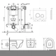 Инсталляция 4 в 1 Qtap Nest Swan Сатин Rimless (QT16335178W0133M425M11111SAT) - изображение 2