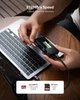 Док-станция DOCKASE Smart USB-C Hub 7-в-1 с SSD-корпусом M.2, SD и microSD UHS-II 312 МБ/с, NVMe M.2 2230/2242 10 Гбит/с 2 ТБ, PD 100 Вт, HDMI 2.1 8K30Hz/4K60/120, сенсорный экран 1,90 дюйма и турбовентилятор (кабель 40 Гбит/с). Черный глянцевый - изображение 7