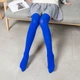 Гольфы капроновые высокие синие One Size - изображение 2