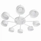 Люстра потолочная DUSHA MS228 - 8 x GX53 белый/молочный LIGHT SET - изображение 1