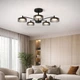 Люстра потолочная DUSHA MS241 - 5 x GX53 черный/дымчатый LIGHT SET - изображение 3