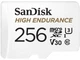 Карта памяти microSDXC (UHS-1 U3) SanDisk High Endurance 256Gb class 10 V30 (100Mb/s) (adapterSD) - изображение 1