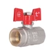 Кран шаровой SD Plus 1/2" ВР для воды (бабочка) SD602NW15PN40 - изображение 1