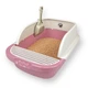 Лоток (туалет) для котов CAT IN BOX с лопаткой 52х36х21,5 см розовый - изображение 1